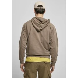 Мъжки суичър в цвят тъмно каки Urban Classics Overdyed 
