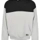 Мъжки суичър в сиво и черно Urban Classics Upper Block, Суичъри - Hoodstyle.bg