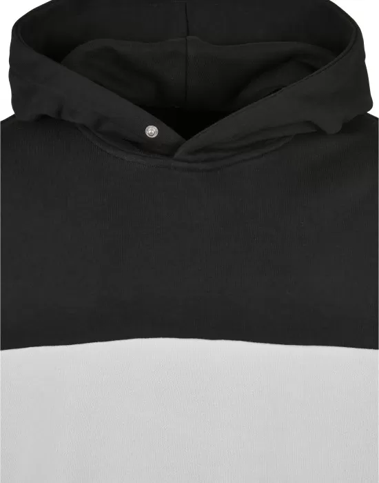 Мъжки суичър в сиво и черно Urban Classics Upper Block, Суичъри - Hoodstyle.bg