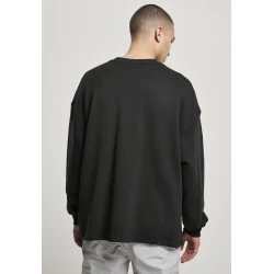 Мъжка блуза в черен цвят Urban Classics от органичен памук