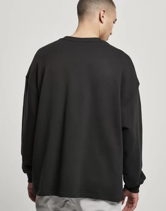 Мъжка блуза в черен цвят Urban Classics от органичен памук, Блузи - Hoodstyle.bg