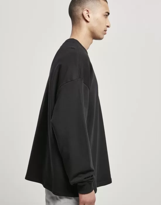 Мъжка блуза в черен цвят Urban Classics от органичен памук, Блузи - Hoodstyle.bg