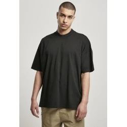 Мъжка тениска в черен цвят Urban Classics Mock Neck 