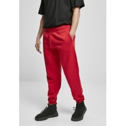 Мъжко долнище в червен цвят Urban Classics Basic Sweatpants 2.0 