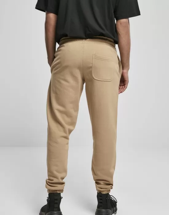 Мъжко долнище в бежов цвят Urban Classics Basic Sweatpants 2.0, Долнища - Hoodstyle.bg