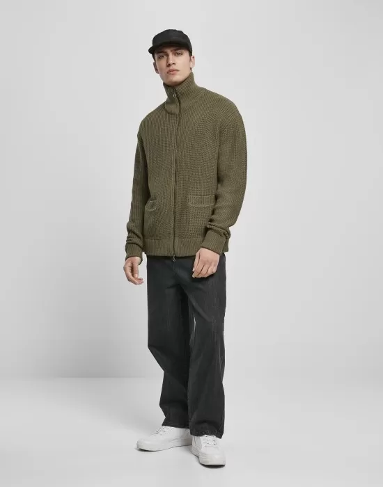 Мъжка жилетка в масленозелен цвят Urban Classics, Якета - Hoodstyle.bg