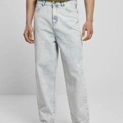 Мъжки дънки стил 90-те от Urban Classics в светлосин цвят