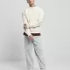 Мъжка блуза в пясъчен цвят Urban Classics Mock Neck Crew, Блузи - Hoodstyle.bg