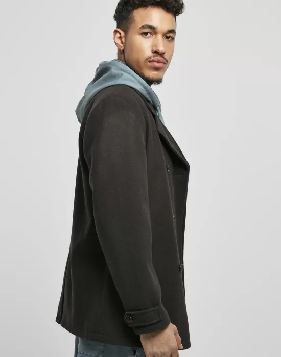 Мъжко класическо палто Urban Classics в черен цвят, Зимни якета - Hoodstyle.bg