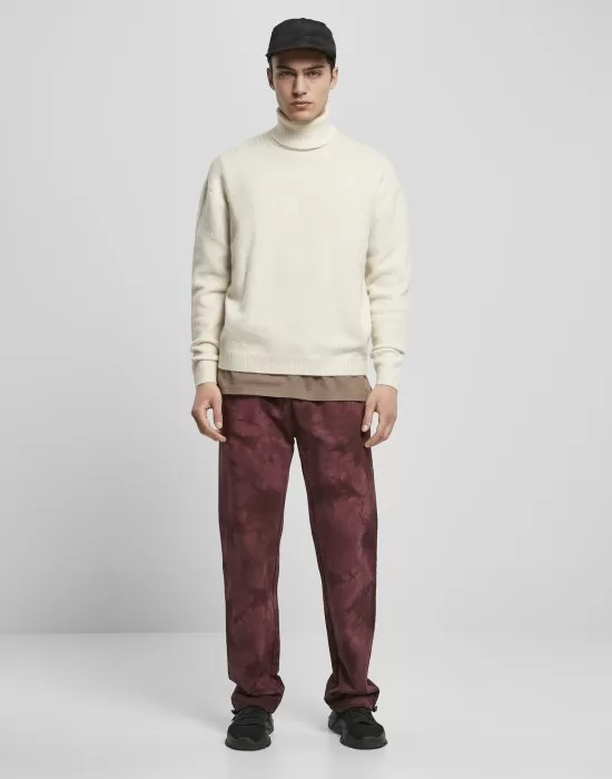 Мъжки поло пуловер в пясъчен цвят Urban Classics Roll Neck, Блузи - Hoodstyle.bg