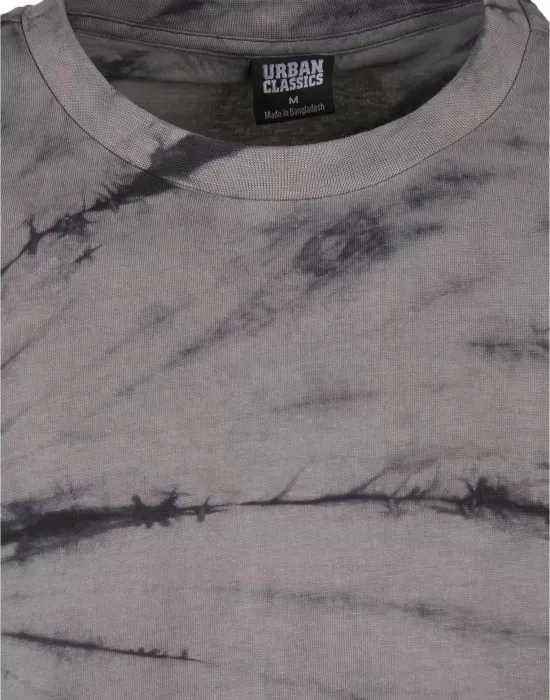 Мъжка блуза в тъмносив цвят Urban Classics Boxy Tye Dye LS, Блузи - Hoodstyle.bg