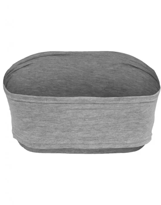 Дамски топ в сив цвят Urban Classics Ladies Bandeau Top grey, Жени - Hoodstyle.bg