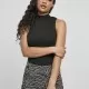 Дамско боди с поло яка в черен цвят Urban Classics, Блузи - Hoodstyle.bg
