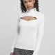 Дамско поло с отворено деколте Urban Classics Ladies Cut-Out Turtleneck Longsleeve, Блузи - Hoodstyle.bg