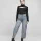 Дамско поло с отворено деколте Urban Classics Ladies Cut-Out Turtleneck Longsleeve, Блузи - Hoodstyle.bg