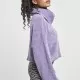 Дамски къс пуловер в лилав цвят Urban Classics Ladies Short Chenille Turtleneck Sweater, Блузи - Hoodstyle.bg