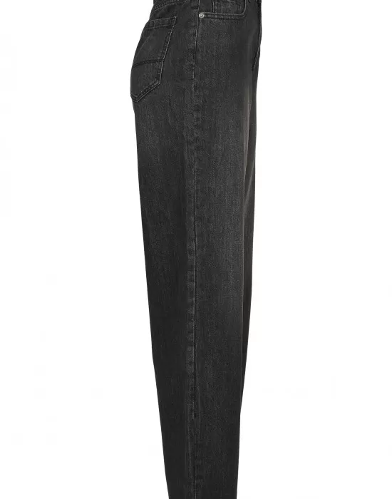 Дамски дънки в черен цвят Urban Classics стил 90-те, Дънки - Hoodstyle.bg