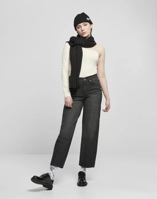 Дамски дънки в черен цвят Urban Classics, Дънки - Hoodstyle.bg