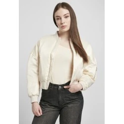 Дамски бомбър в пясъчен сатен Urban Classics