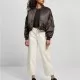 Дамско яке бомбър в черно Ladies Short Bomber Jacket, Якета - Hoodstyle.bg