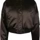Дамско яке бомбър в черно Ladies Short Bomber Jacket, Якета - Hoodstyle.bg