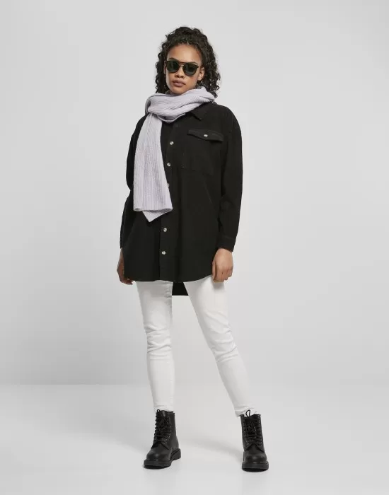 Дамска риза в черен цвят Urban Classics, Блузи - Hoodstyle.bg
