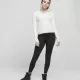 Дамски пуловер в бял пясъчен цвят Urban Classics Ladies Wide Neckline Sweater, Блузи - Hoodstyle.bg
