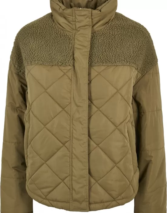 Дамско яке в масленозелен цвят Urban Classics, Якета - Hoodstyle.bg