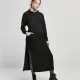 Дамска рокля с дълги ръкави в черно Ladies Long Hoody Dress, Рокли - Hoodstyle.bg