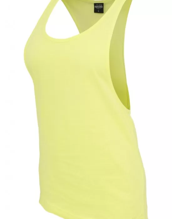 Дамски потник Urban Classics Loose Neon в жълт цвят, Топове - Hoodstyle.bg
