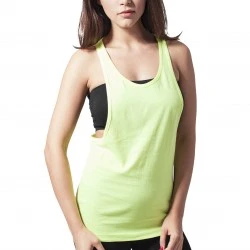 Дамски потник Urban Classics Loose Neon в жълт цвят