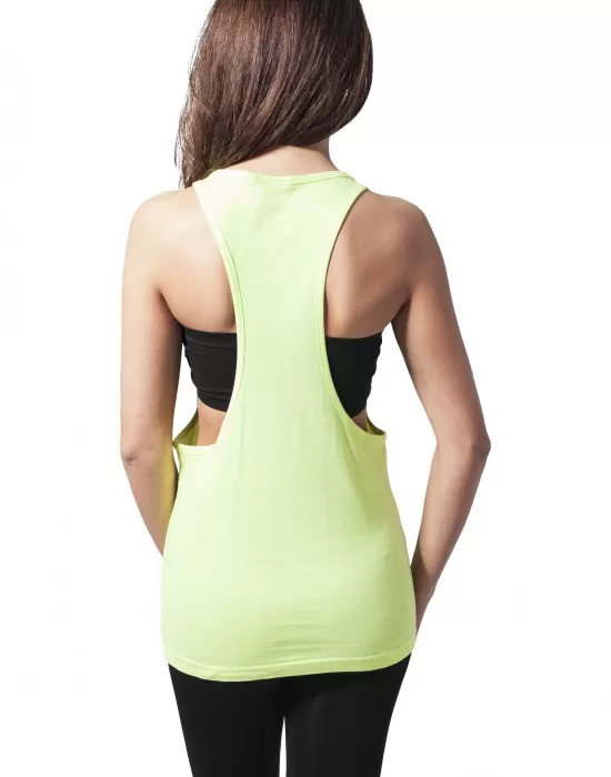 Дамски потник Urban Classics Loose Neon в жълт цвят, Топове - Hoodstyle.bg