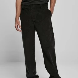 Мъжки панталон в черно Urban Classics Corduroy Workwear 