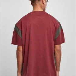 Мъжка тениска в тъмночервен цвят Active Tee