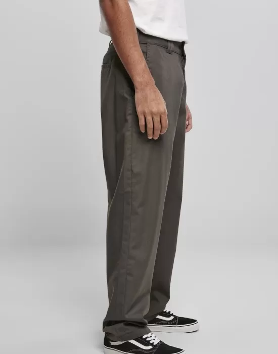 Класически мъжки панталон в тъмносиво Urban Classics Classic Workwear, Панталони - Hoodstyle.bg