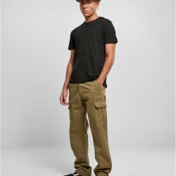 Карго панталон в цвят маслина Straight Leg Cargo Pants