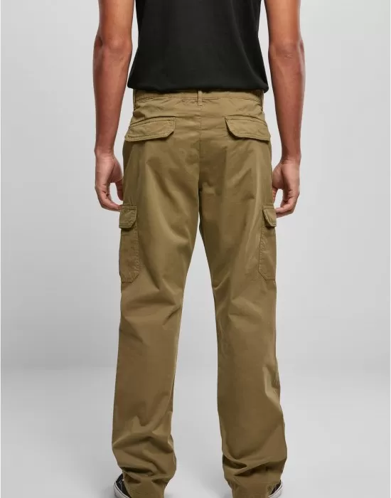 Карго панталон в цвят маслина Straight Leg Cargo Pants, Панталони - Hoodstyle.bg