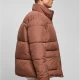 Мъжко яке в кафяв цвят Urban Classics Short Puffer, Зимни якета - Hoodstyle.bg