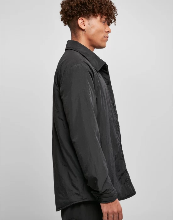 Мъжко яке в черен цвят Urban Classics Padded Nylon, Пролет / Есен - Hoodstyle.bg