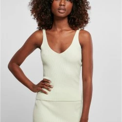Дамски плетен потник в цвят мента Ladies Top 