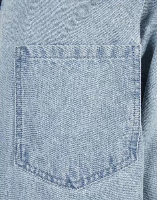 Дамска дънкова рокля в син цвят Urban Classics, Рокли - Hoodstyle.bg