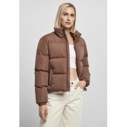 Дамско яке в кафяв цвят Urban Classics Peached Puffer