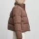 Дамско яке в кафяв цвят Urban Classics Peached Puffer, Якета - Hoodstyle.bg