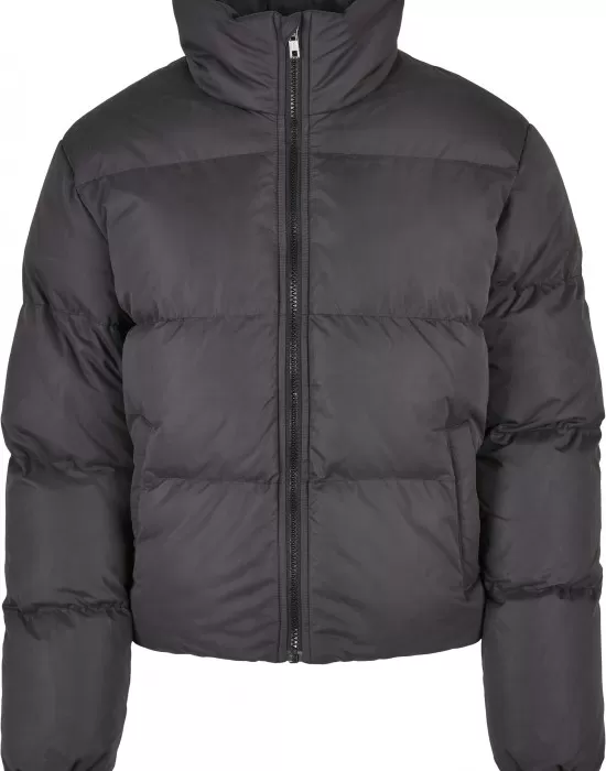 Дамско яке в черен цвят Urban Classics Peached Puffer, Якета - Hoodstyle.bg