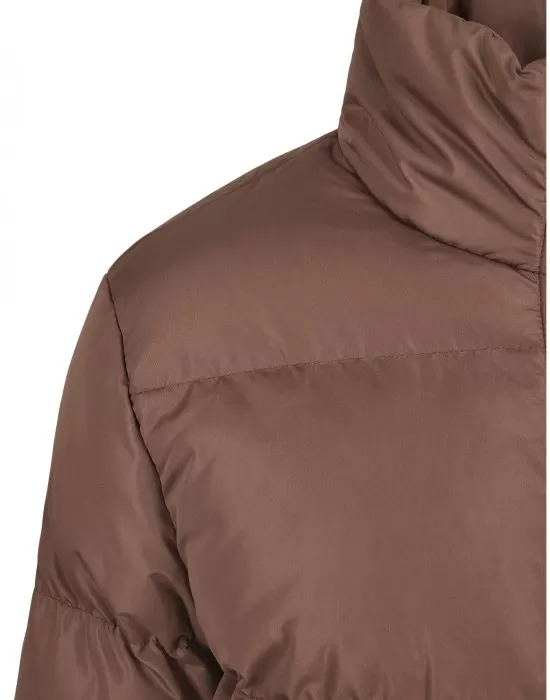 Дамско яке в кафяв цвят Urban Classics Peached Puffer, Якета - Hoodstyle.bg