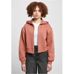 Дамско яке в керемидено червен цвят Urban Classics Short Oversized