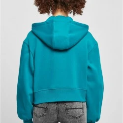 Дамско яке в цвят тюркоаз Urban Classics Short Oversized