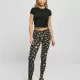 Дамски дълъг клин в цветен десен Urban Classics Ladies AOP Leggings blacksun, Клинове - Hoodstyle.bg