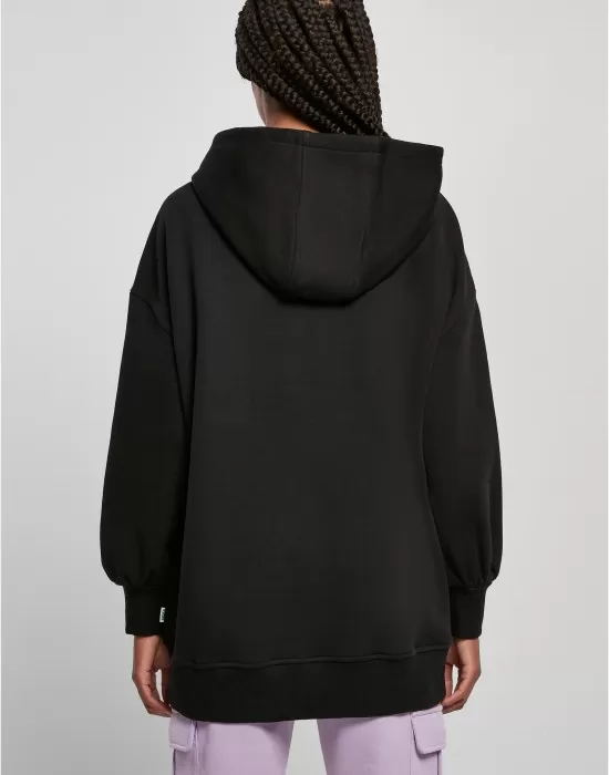 Дамски широк суичър с качулка в черен цвят Urban Classics Big Oversized Hoody, Суичъри - Hoodstyle.bg