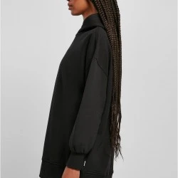 Дамски широк суичър с качулка в черен цвят Urban Classics Big Oversized Hoody